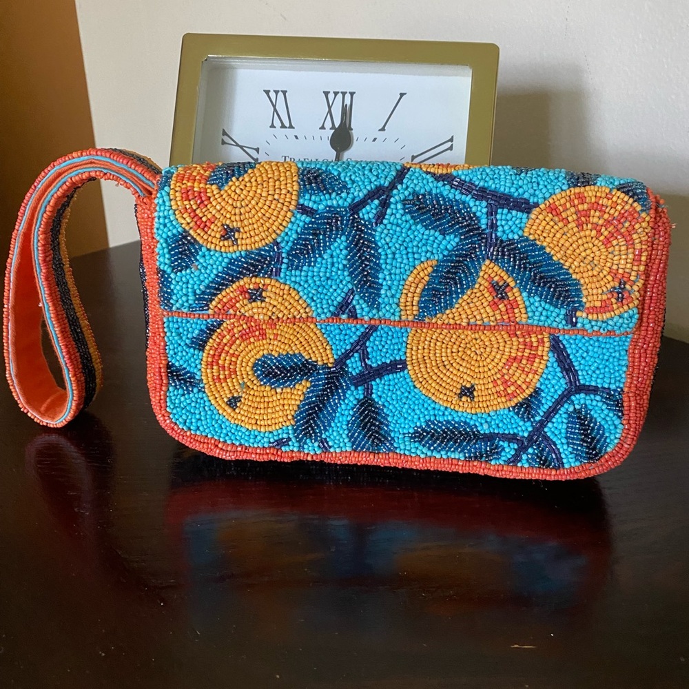 Anthropologie Beaded Bag